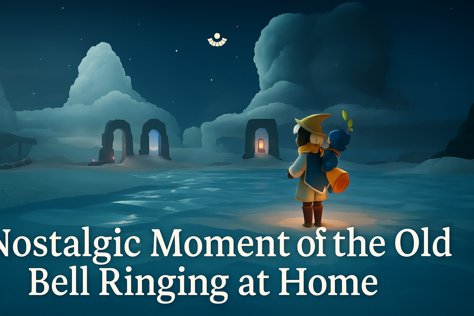 Nostalgic Moments: The Old Bell Ringing at Home in Sky: Children of the Light